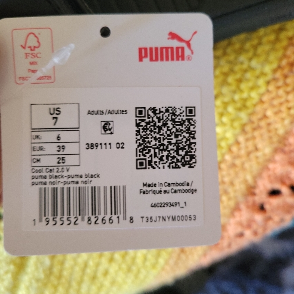 COPY - Puma Black Slide Sandals - Picture 5 of 6